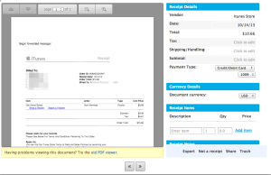 shoeboxed email receipts