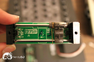This is what a removed Rane fader looks like