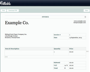 dj invoicing billable